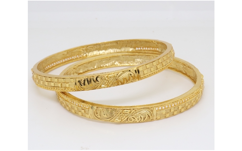 Gold Plated Bangles For Women & girls Set Of 1(2024009)