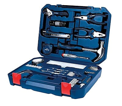 Bosch All-in-One 108 Pieces Hand Tool Kit (Blue, Hard case) Bosch All-in-One 108 Pieces Hand Tool Kit (Blue, Hard case)