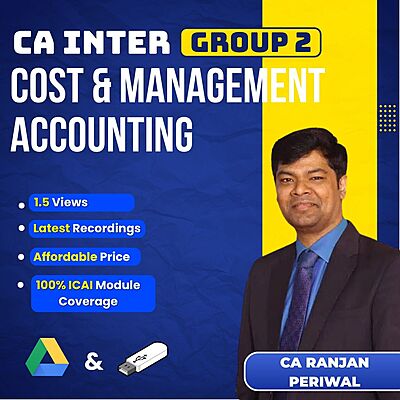 CA Inter Cost and Management Accounting (Group 2) By CA Ranjan Periwal