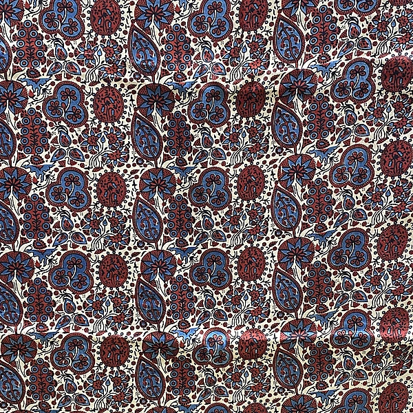 Mashru Silk Ajrakh Print #13