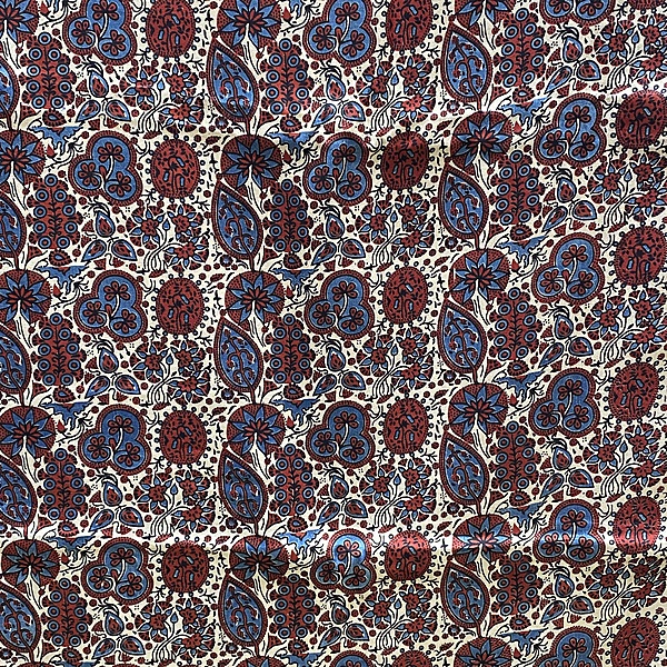 Mashru Silk Ajrakh Print #13