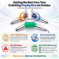 EndoKing Prophyshine Air Polisher – Dental Air Polishing Handpiece