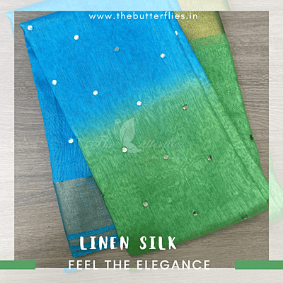 PURE LINEN SILK SAREE YBRSLIN21124