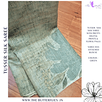TUSSER SILK SAREE SFHSTSK23688