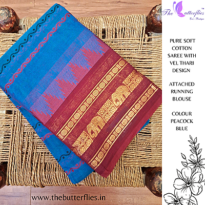 PURE SOFT COTTON SAREE NITSHCS23901