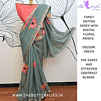 FANCY COTTON SAREE DCMSFSC24000