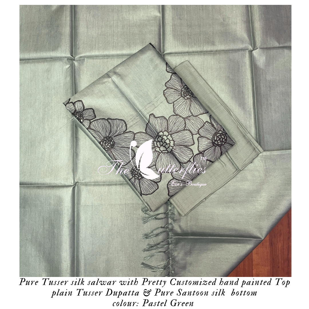 PURE TUSSER SILK SALWAR ANCCTRS24226