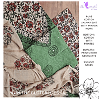 PURE COTTON SALWAR SUIT ORDCCOT24370