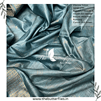 VISCOSE TUSSER SAREE YBRSTUS23386 VISCOSE TUSSER SAREE YBRSTUS23386