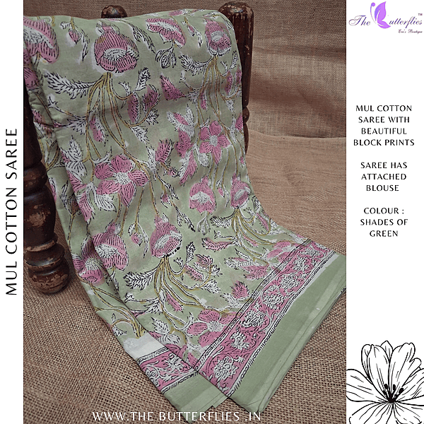 MUL COTTON SAREE SHPSMCS24664 MUL COTTON SAREE SHPSMCS24664