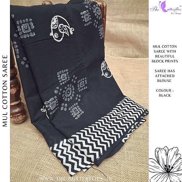 MUL COTTON SAREE SHPSMCS24099