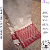 CREPE SILK SAREE NISSCRE24670