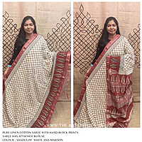LINEN COTTON SAREE ssgSLIN24639 LINEN COTTON SAREE ssgSLIN24639