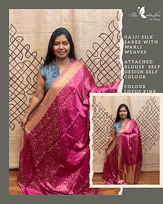 GAJJI SILK SAREE  MHTSSIL24854