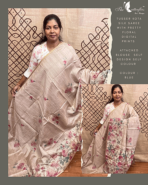 KOTA TUSSER SILK SAREE KKISKOT25149