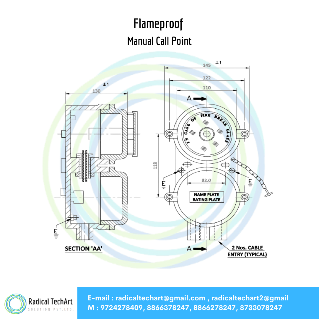 Flameproof Manual Call Point