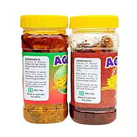 AGRAWAL'S Mango and Mango Sweet Pickle Combo 450 GMS