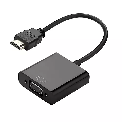HDMI Male to VGA Female Converter Adapter for Computer, Desktop, Laptop, PC, Monitor, Projector, HDTV, Media Players, Xbox