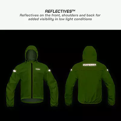 Viaterra B100 Waterproof Motorcycle Rain Jacket (2026)