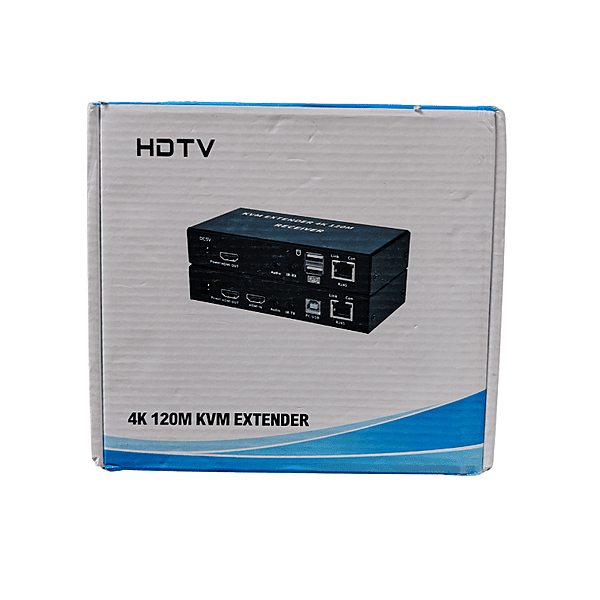 4K 120m HDMI KVM Extender – Keyboard Mouse Control over Long Distance