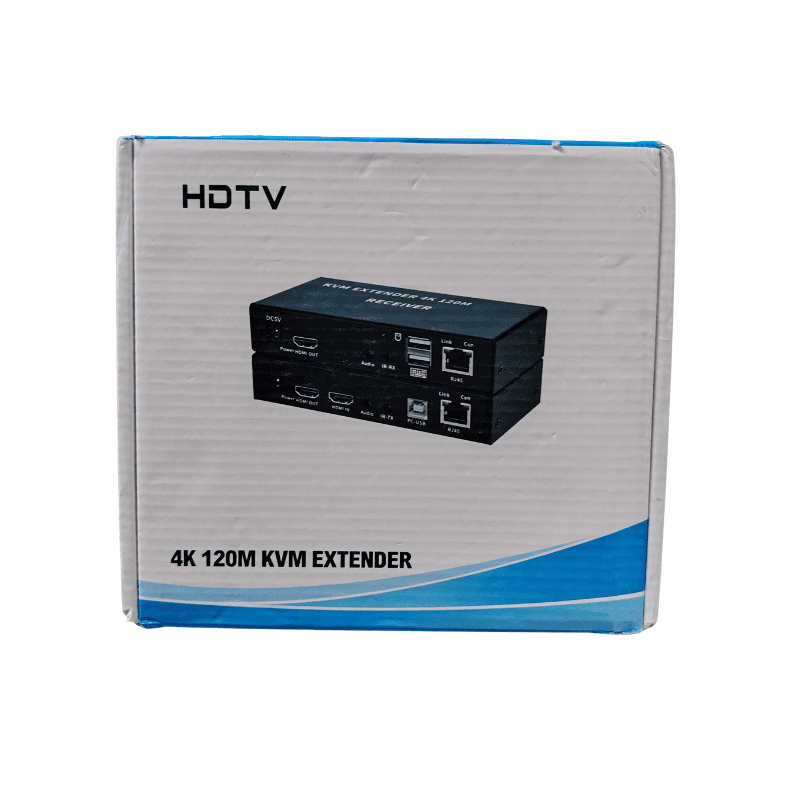 4K 120m HDMI KVM Extender – Keyboard Mouse Control over Long Distance