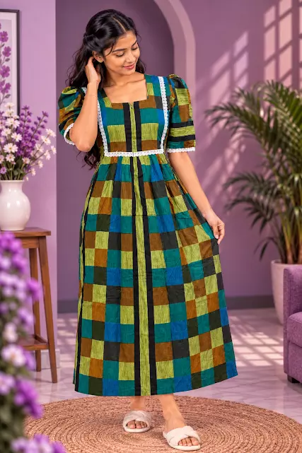 #133 Feeding and non feeding frock -(ANIKA)