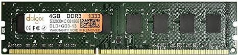 Dolgix 4GB DDR3  Desktop Ram