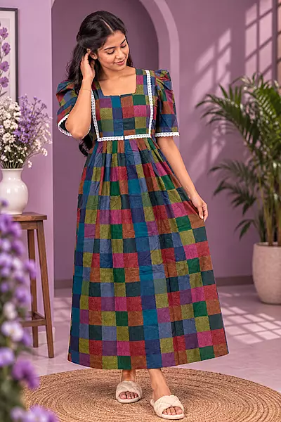 #134 Feeding and non feeding frock -(ANIKA)