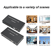 4K 120m HDMI KVM Extender – Keyboard Mouse Control over Long Distance
