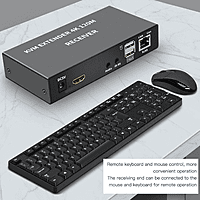 4K 120m HDMI KVM Extender – Keyboard Mouse Control over Long Distance