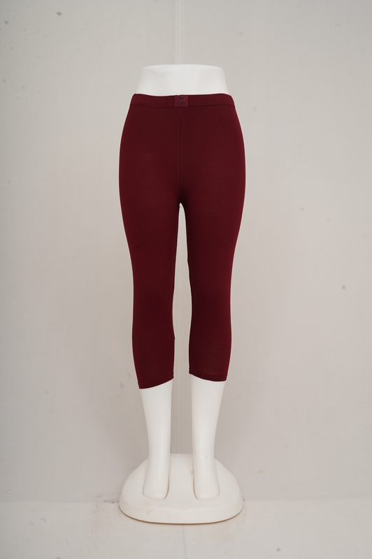 Women Dark Maroon Capri