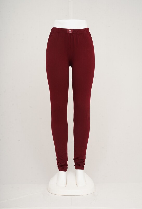 Women Dark Maroon Leggings
