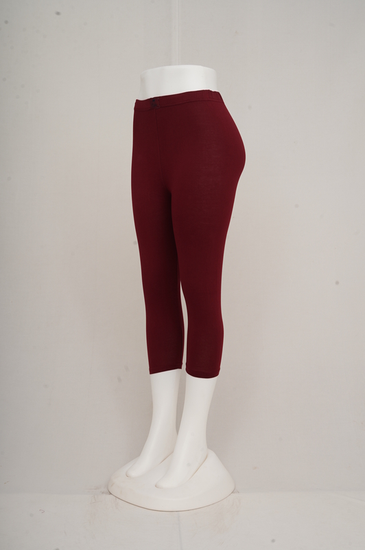 Women Dark Maroon Capri