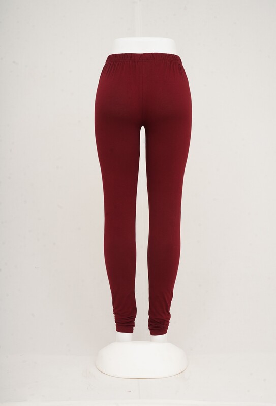 Women Dark Maroon Leggings