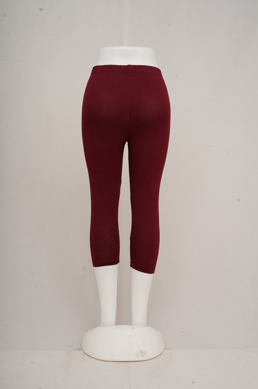 Women Dark Maroon Capri