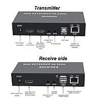 4K 120m HDMI KVM Extender – Keyboard Mouse Control over Long Distance
