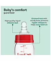 LuvLap N Flo W Neck F Bottle, Glass - 250ml