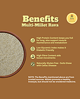 Multi Millet Rava | Low GI | Gluten Free