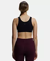 Jockey Wirefree Non Padded Super Combed Cotton Stretch Full Coverage Slip-On Active Bra and Moisture Move Treatment - 1376
