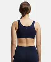 Jockey Wirefree Non Padded Super Combed Cotton Stretch Full Coverage Slip-On Active Bra and Moisture Move Treatment - 1376