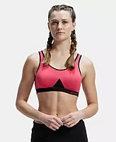 Jockey Wirefree Non Padded Super Combed Cotton Stretch Full Coverage Slip-On Active Bra and Moisture Move Treatment - 1376
