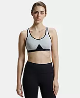 Jockey Wirefree Non Padded Super Combed Cotton Stretch Full Coverage Slip-On Active Bra and Moisture Move Treatment - 1376