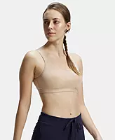 Jockey Wirefree Non Padded Super Combed Cotton Stretch Full Coverage Slip-On Active Bra and Moisture Move Treatment - 1376