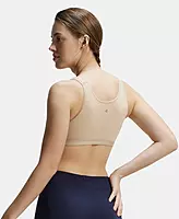 Jockey Wirefree Non Padded Super Combed Cotton Stretch Full Coverage Slip-On Active Bra and Moisture Move Treatment - 1376