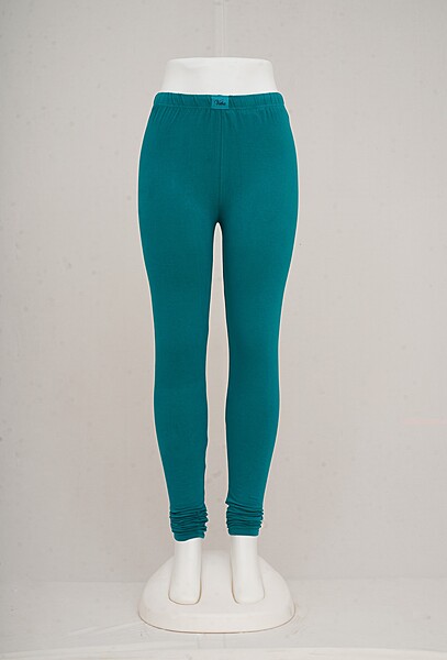 Women Sea Green Churidar Leggings