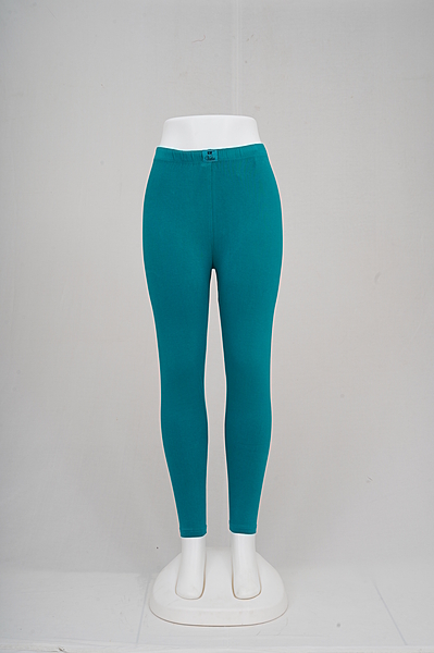 Women Sea Green Ankle Leggings