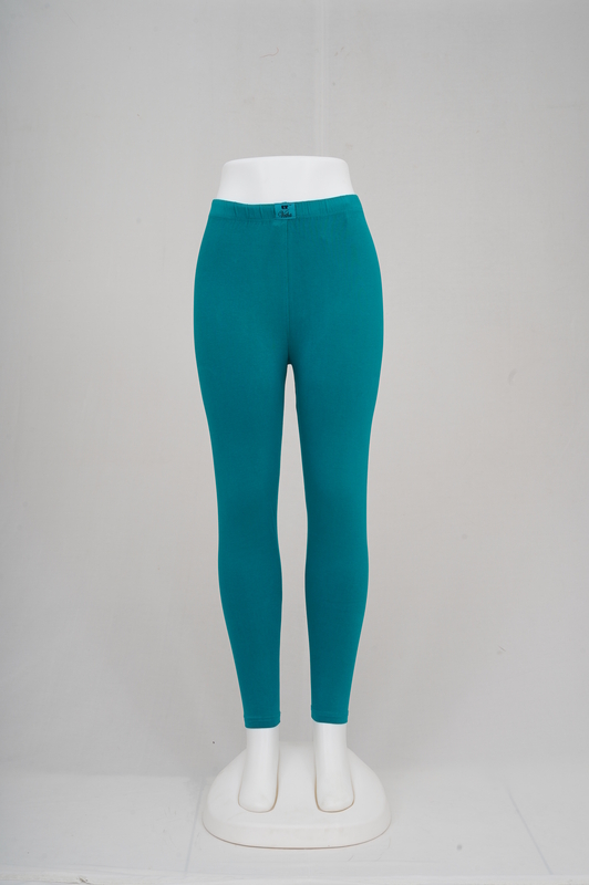 Women Sea Green Ankle Leggings