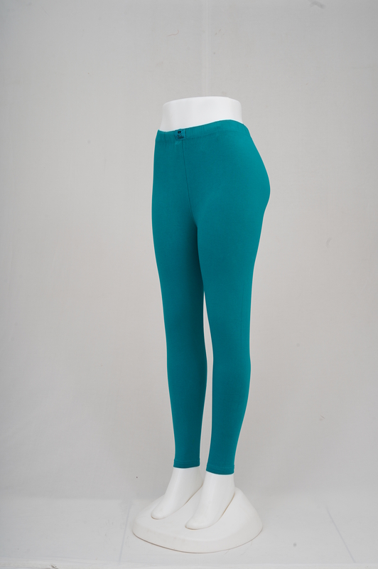 Women Sea Green Ankle Leggings