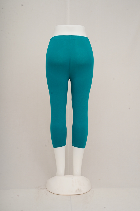 Women Sea Green Capri