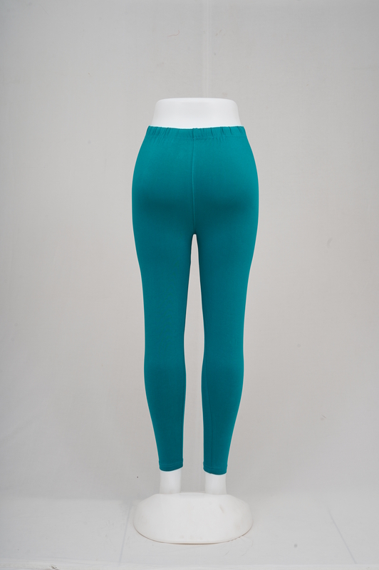 Women Sea Green Ankle Leggings